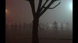 More footage of Beijing smog