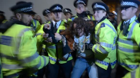 'Don't Bomb Syria' protest outside UK parliament