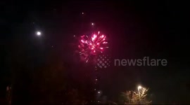 Fireworks Night Display on 4th November in Buckinghamshire lights up the sky's