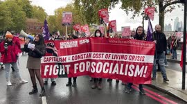 Socialist Alternative (ISA) at the 'Britain is Broken' National Demonstration in London