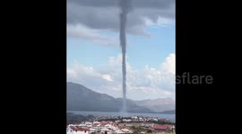 Turkey: Massive Waterspout Spotted In Datça 2