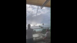 Waterspout sends tourists running for cover from Ayia Napa beach