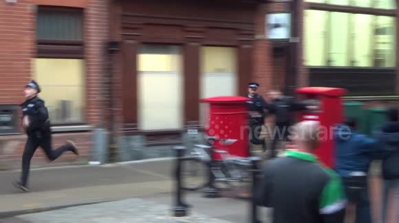 Tollywood movie star Varun Tej films scene on Ipswich High street