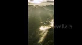 The Sunrise Scenery of Farmland in Baise City, China