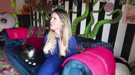 Christmas lover transforms her home into a giant gingerbread house