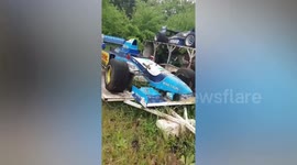 Abandoned F1 cars found on wasteland in France