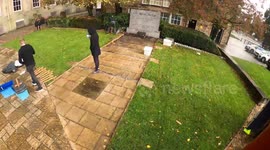Timelapse shows Royal British Legion volunteers planting 3,460 unnamed crosses in tribute to fallen servicemen