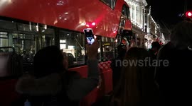Londoners disappointed on Regents Street as Christmas lights fail to switch on