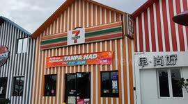 Shipping Container Concept 7 Eleven Convenience Store in Malaysia