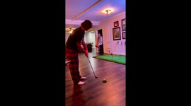 Tough fail! Hitting a friend while golfing!