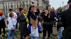 HospoDemo demand government to cut the VAT and support hospitality industry, London, UK