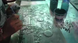 Thai metalsmiths use recycled materials for plaques marking APEC 2022 summit