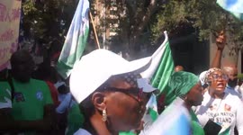 Nigerians protest and demand creation of Yoruba Nation during UNGA 77 in New York.