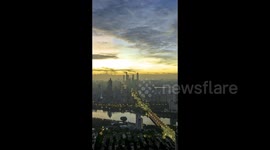 The Early Morning Scenery of Nanning City, China