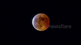Total Lunar Eclipse In Beijing, China
