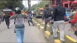 Protests against G-20 summit turn into chaos in Jayapura, Indonesia