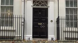 Jeremy Hunt leaves 11 Downing Street ahead of revealing autumn budget