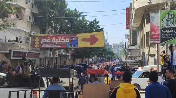 Jabalia refugee camp's fire: Funeral procession takes place in Gaza