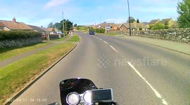 part footage of a motorcycle ride to manorcafe nr layburn showing the country roads there