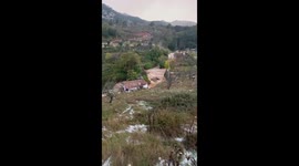 Flash flood in Valencian mountain village on Saturday 12 October 2022