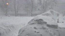 Lake-effect snowstorm brings more than six feet of snow to Western New York, US