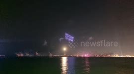 Massive firework show for start of 2022 Fifa World Cup