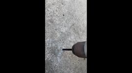 A high speed drill and a fire starter makes lots and lots of Sparks