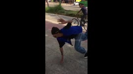 Man crashes head first into bench off skateboard