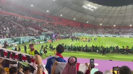 Japanese team thank their fans for those fantastic support after a fantastic comeback.