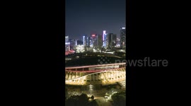 The Night Scenery of Nanning City in Nanning, China