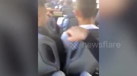 Shocked passengers find HOLE in the floor of bus in Kosovo