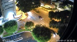 Brutal Accident: Speeding vehicle crashes into red truck sustaining severe damage (Dashcam Video)