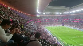 England fans chant at England Vs USA game during 2022 world cup