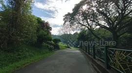 I and my boyfriend went to the park to relax from our tiring schedule.