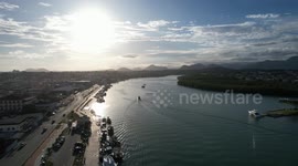 Guarapari is a city on the southeast coast of Brazil. It's known for its beaches, such as sheltered Praia das Castanheiras, backed by chestnut trees and restaurants. South, the exposed strip of Praia do Riacho is known for its surf, and resorts line Praia
