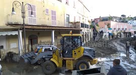 what remains after the violent floods that hit Casamicciola on the island of Ischia.