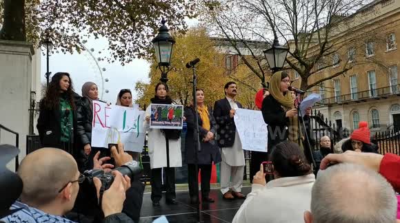 Freedom rallies for Afghans women and girls, London, UK