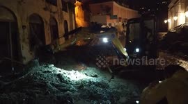 search for the missing after the violent landslide that hit Casamicciola on the island of Ischia.