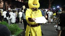 Urumqi victims candlelight memorial event in Sydney, Australia