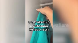 Balenciaga fan destroys £2,300 worth of clothes over teddy bear ad