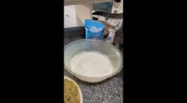 my cat Pisces wants to help with banana bread making for my dad’s birthday