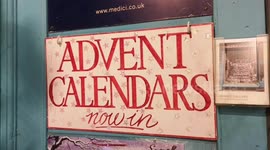 The Medici Gallery in South Kensington shows of a marvelous array of advent calenders to mark the first day of Advent