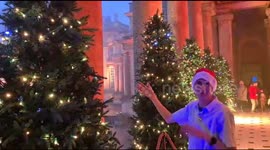Blenheim Palace xmas rooms look festive this Christmas season in December
