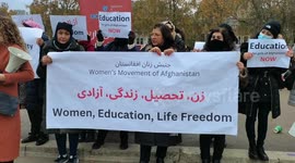 Protest: Support Women and girls education oppose Taliban, London, UK
