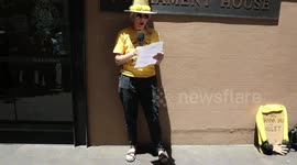 Rally in support of jailed climate activist Violet Coco, Sydney, Australia