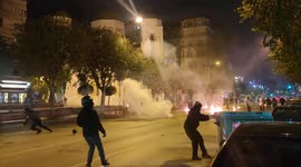 Violent protests in Greece sparked after police shoot teenage Romani boy over stolen petrol dispute