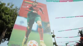 Indian hamlet turns its streets into World Cup village