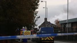 More than 100 firefighters battle massive blaze which broke out a derelict factory in Wolverhampton