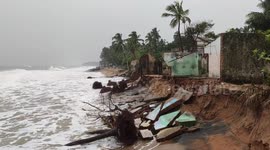 Cyclone Mandous ravages homes in coastal India