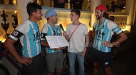 These Argentina fans cycled 10k to get to the World Cup and now they're looking for tickets